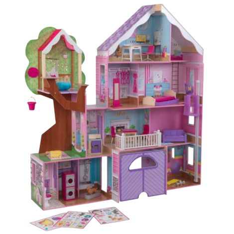 Casuta din lemn pentru papusi Treehouse - poza 1