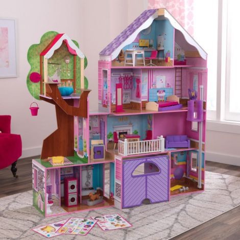 Casuta din lemn pentru papusi Treehouse - poza 4