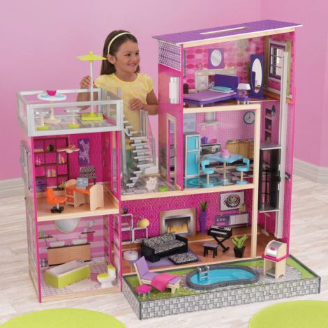 Casuta din lemn pentru papusi Uptown Kidkraft 65833 - poza 2