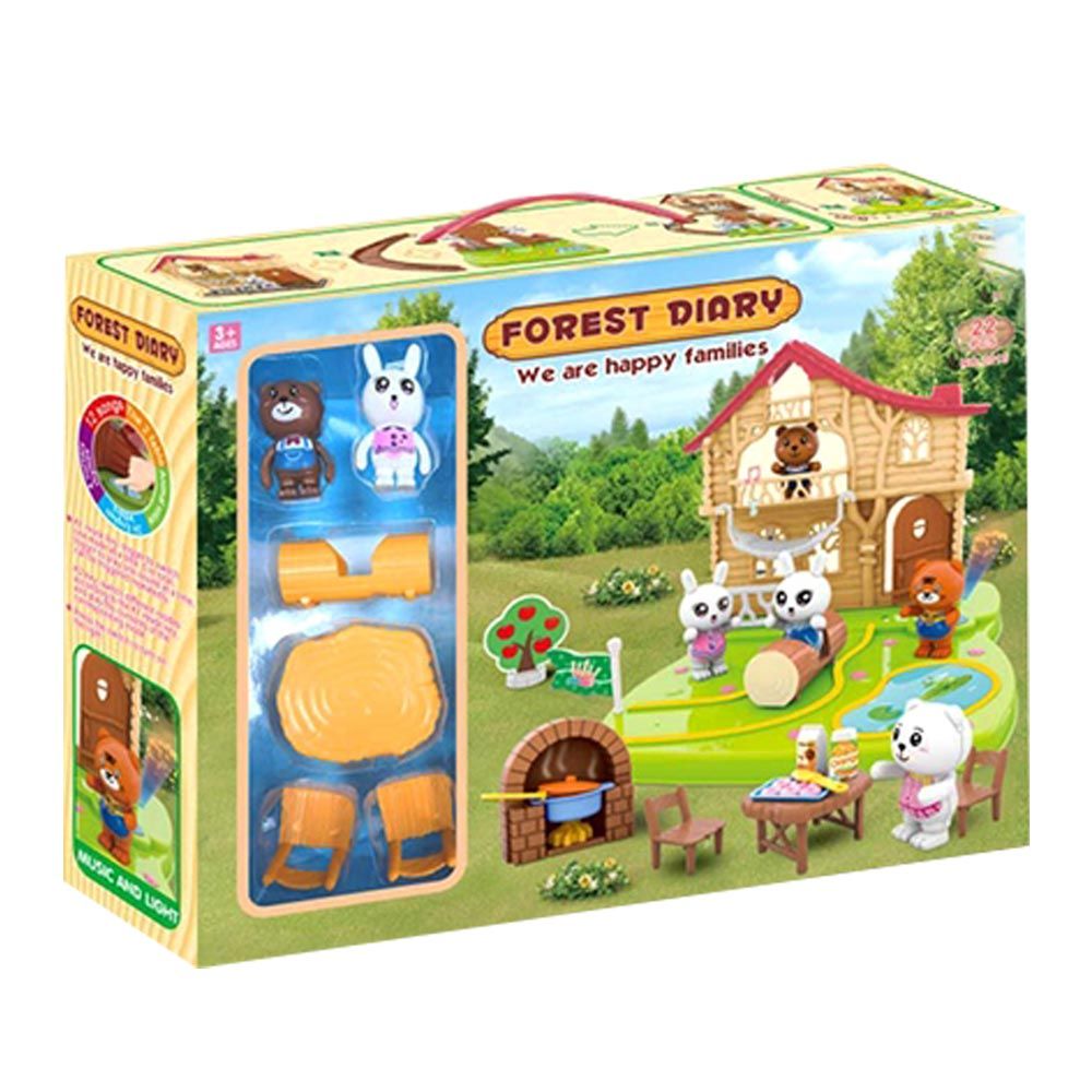 Casuta din padure cu figurine Ocie - poza 2