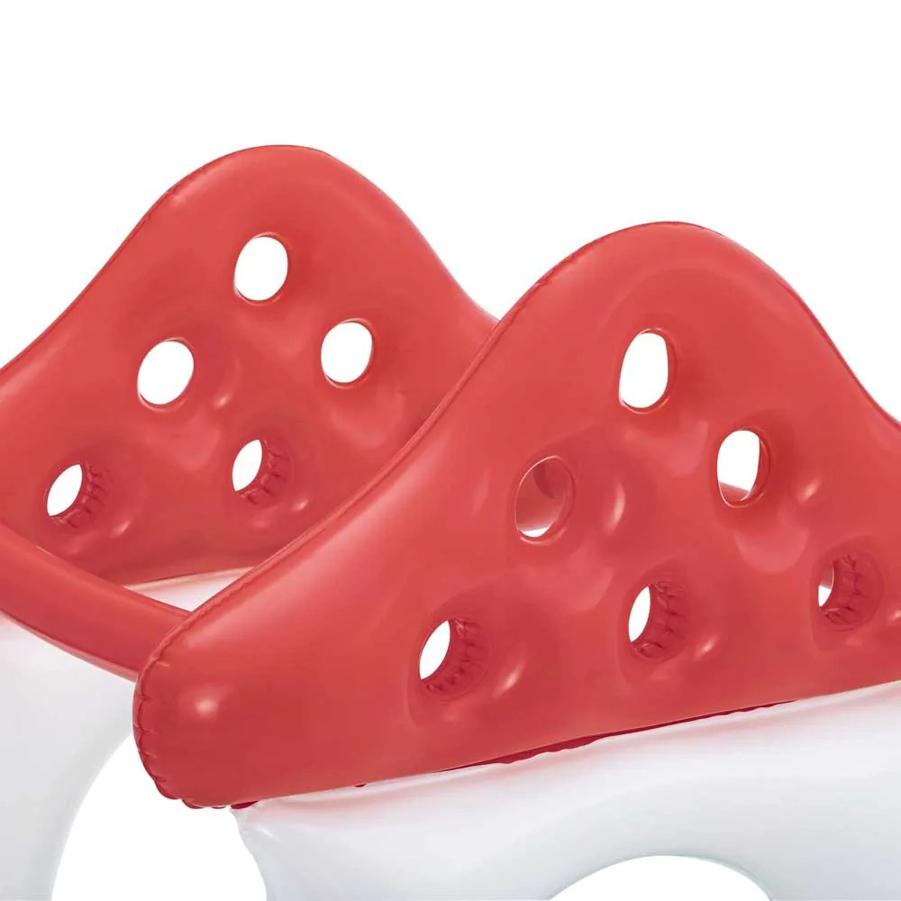 Casuta gonflabila sub forma de ciuperca Bestway Fisher Price 107x91x110 cm - poza 5