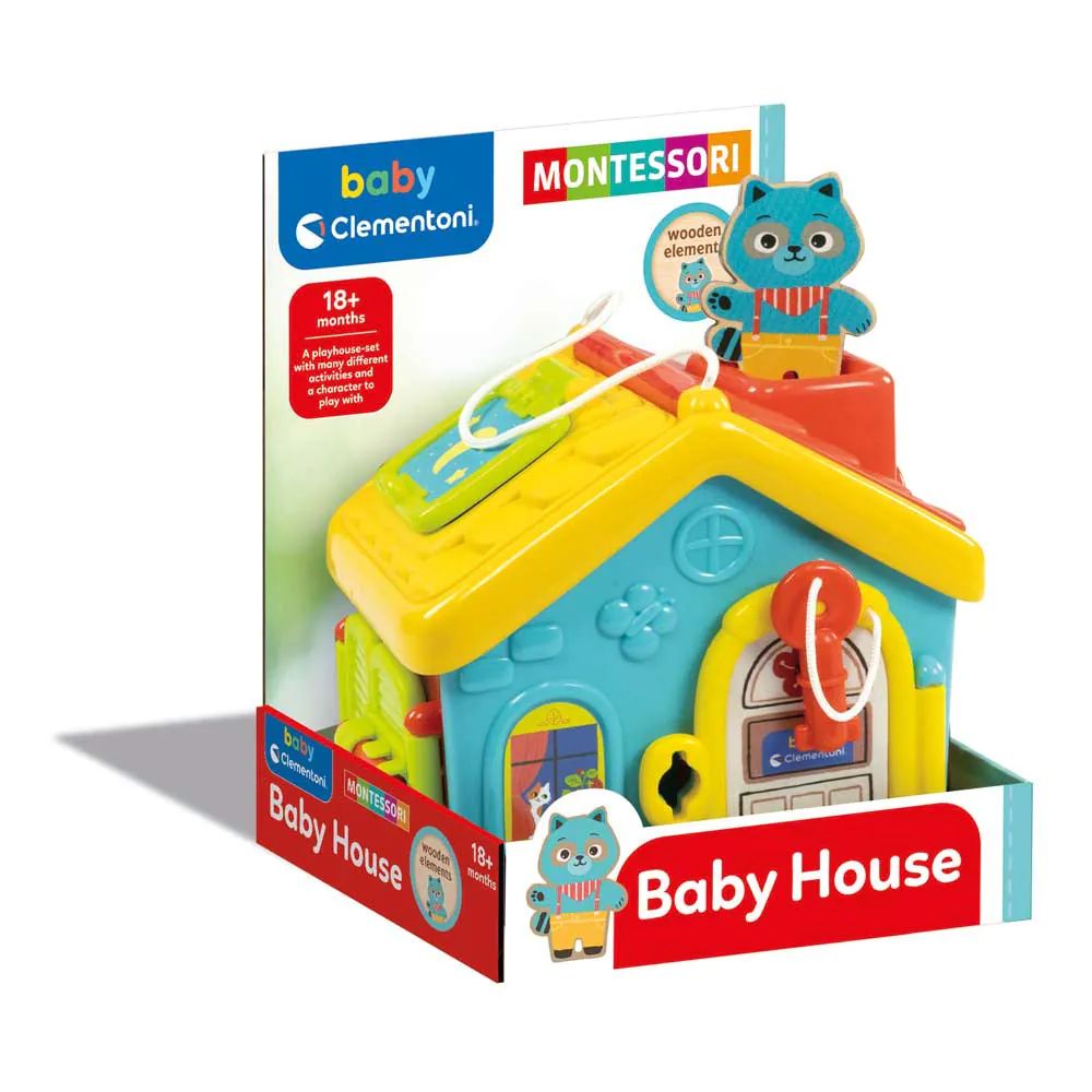 Casuta interactiva pentru bebelusi Clementoni Baby Montessori House - poza 2