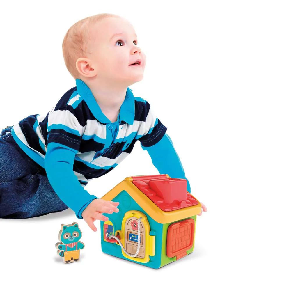Casuta interactiva pentru bebelusi Clementoni Baby Montessori House - poza 4