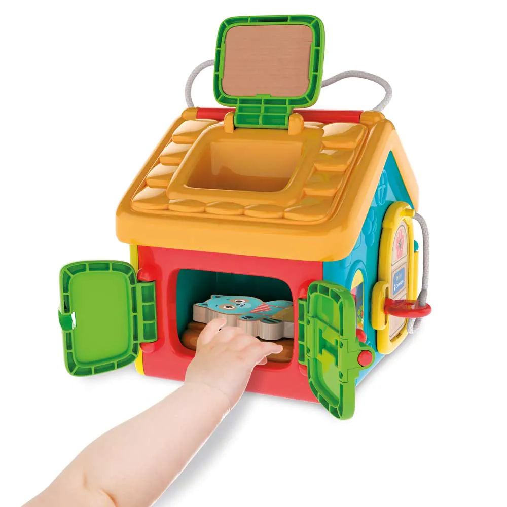 Casuta interactiva pentru bebelusi Clementoni Baby Montessori House - poza 5