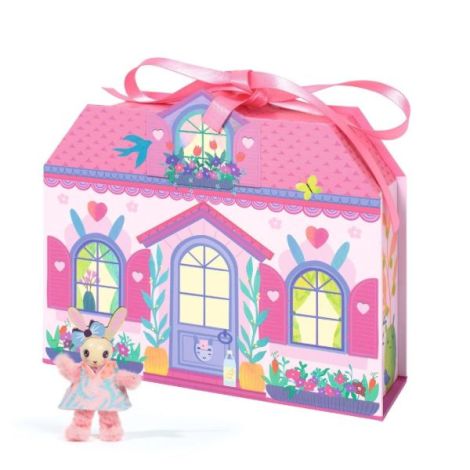 Casuta miniaturala de asamblat si colorat Rosie, Djeco - poza 3