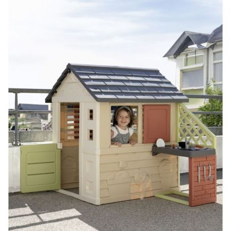 Casuta pentru copii Smoby Life Nature cu bucatarie - poza 4