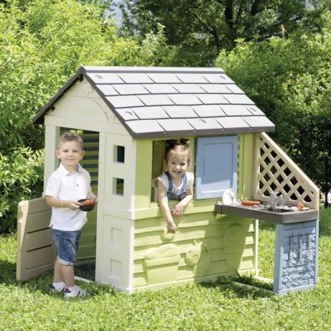 Casuta pentru copii Smoby Life Pretty cu bucatarie - poza 3