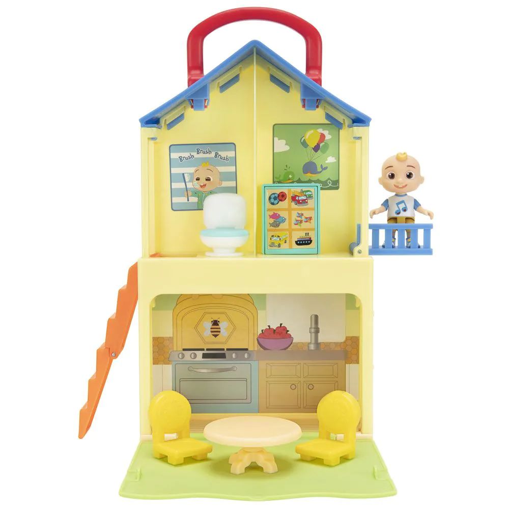 Casuta transformabila cu figurine Cocomelon Pop N Play - poza 1