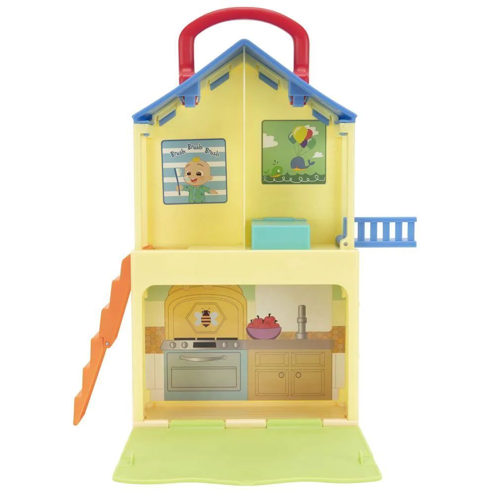 Casuta transformabila cu figurine Cocomelon Pop N Play - poza 3