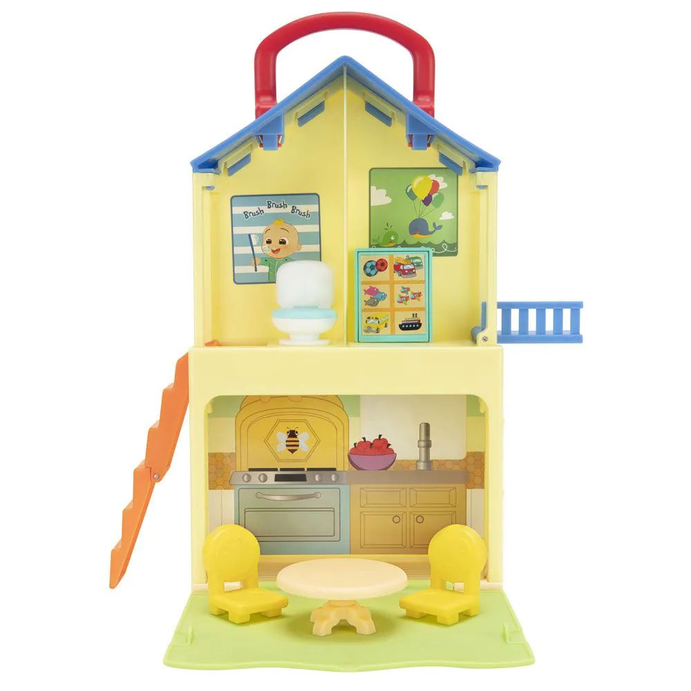 Casuta transformabila cu figurine Cocomelon Pop N Play - poza 4