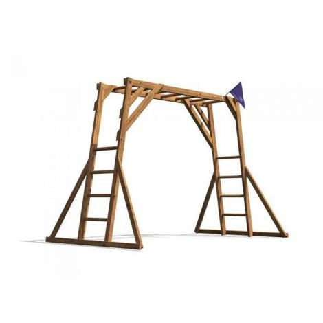 Catarator monkey Bars Climbing Frame Dunster House - poza 2