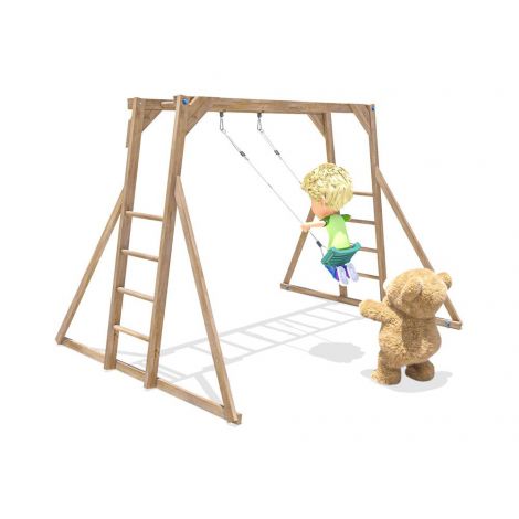 Catarator Monkey Bars cu leagan Dunster House - poza 3