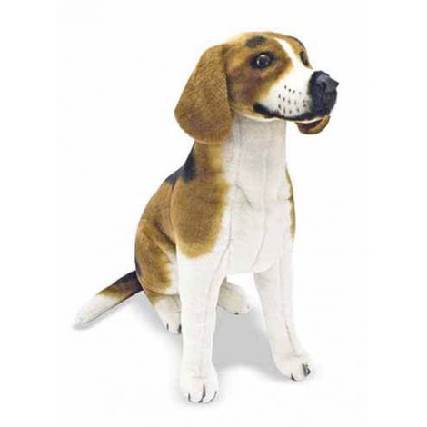 Catel din plus realistic Beagle - Melissa and Doug - poza 1