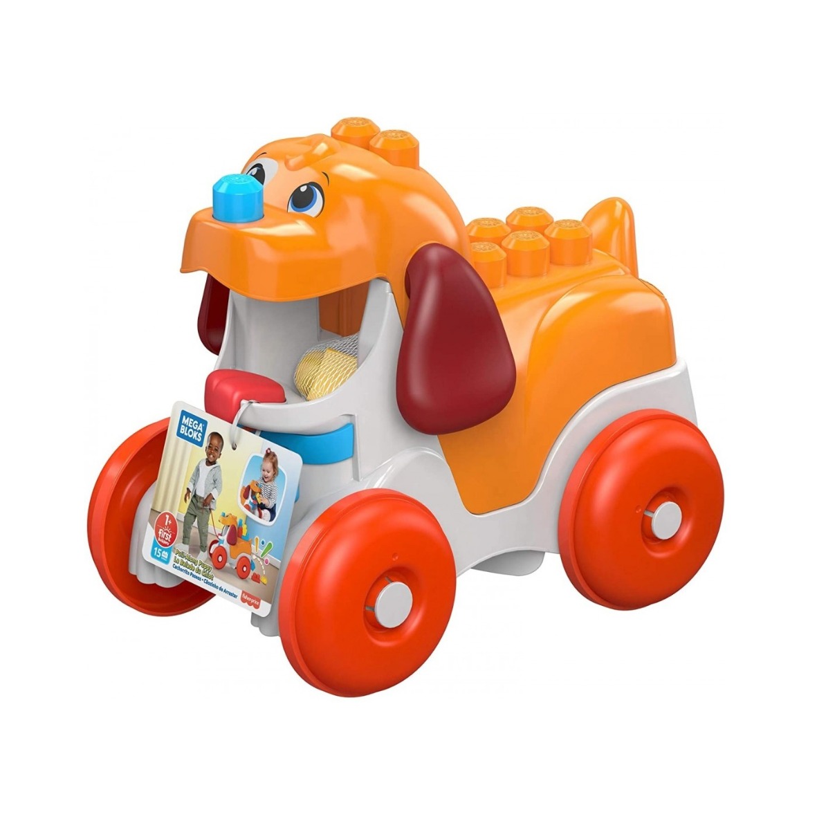 Catelus cu cuburi de construit Mega Bloks First Builders - poza 1