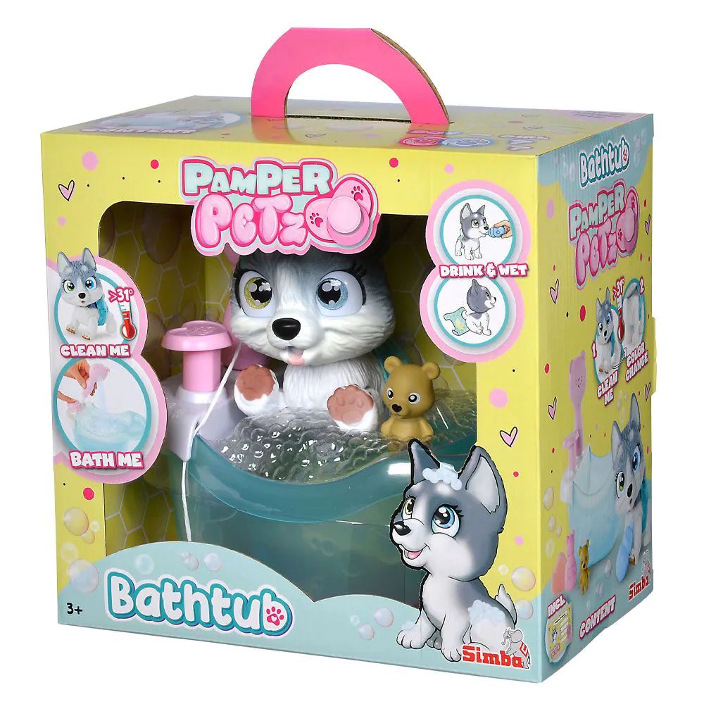 Catelus cu scutec si cadita Pamper Petz Husky - poza 3