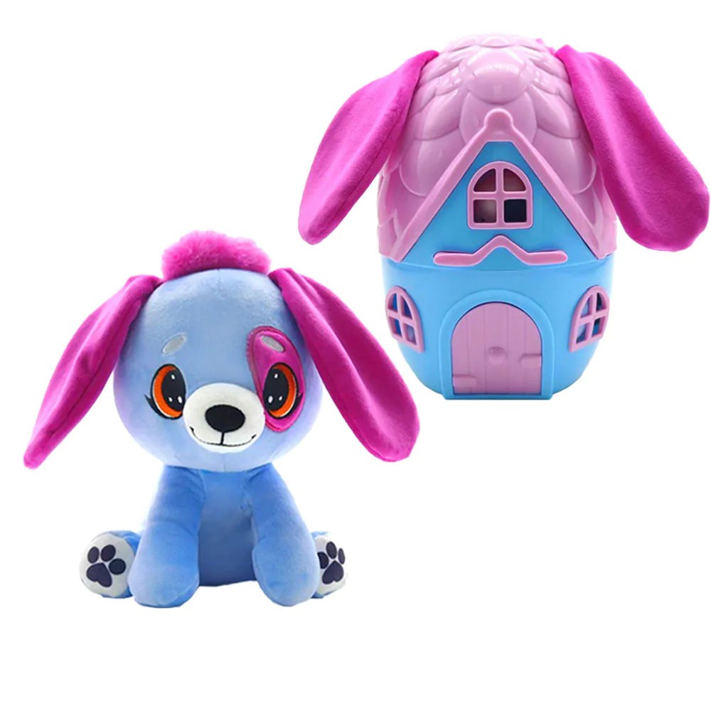 Catelus de plus cu casuta Pup-A-Dorables diverse modele - poza 3