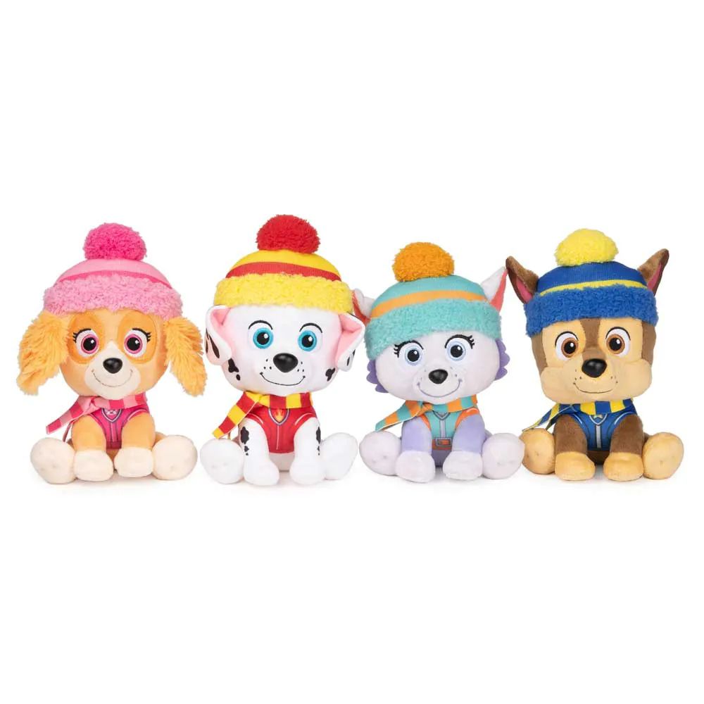 Catelus de plus cu esarfa si palarie Paw Patrol 15 cm - poza 1