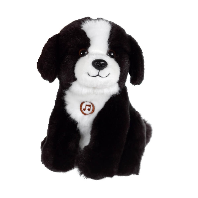 Catelus de plus cu sunete 20 cm diverse modele - poza 1