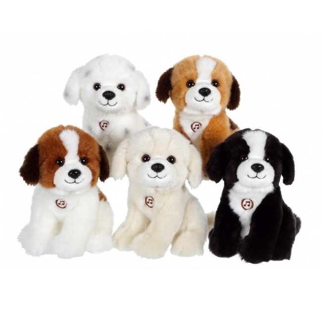 Catelus de plus cu sunete 20 cm diverse modele - poza 2