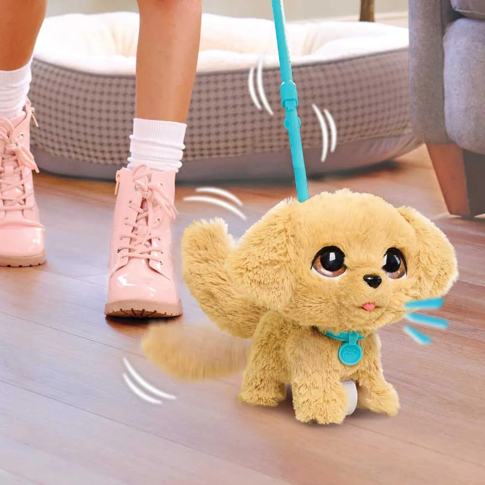 Catelus de plus Fur Real Wag-a-Lots Golden Retriever - poza 3