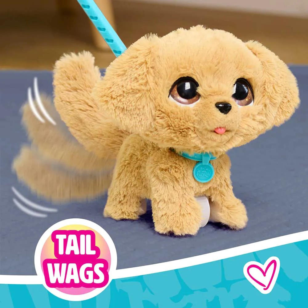 Catelus de plus Fur Real Wag-a-Lots Golden Retriever - poza 4