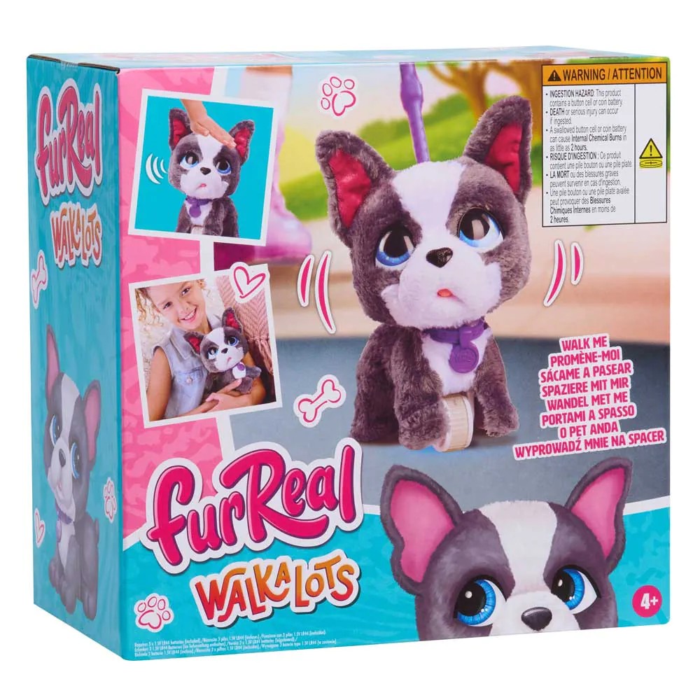 Catelus Fur Real Walk A Lots Buldog Francez - poza 2