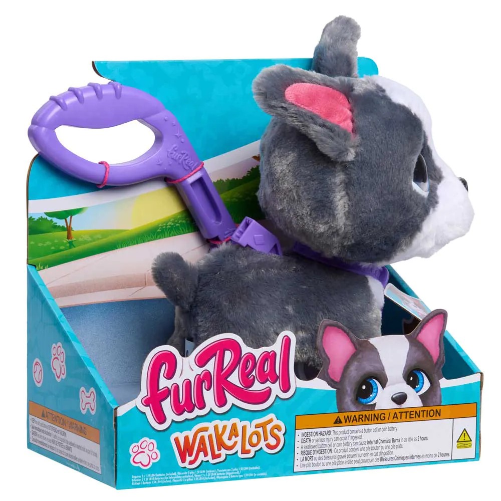 Catelus Fur Real Walk A Lots Buldog Francez - poza 3