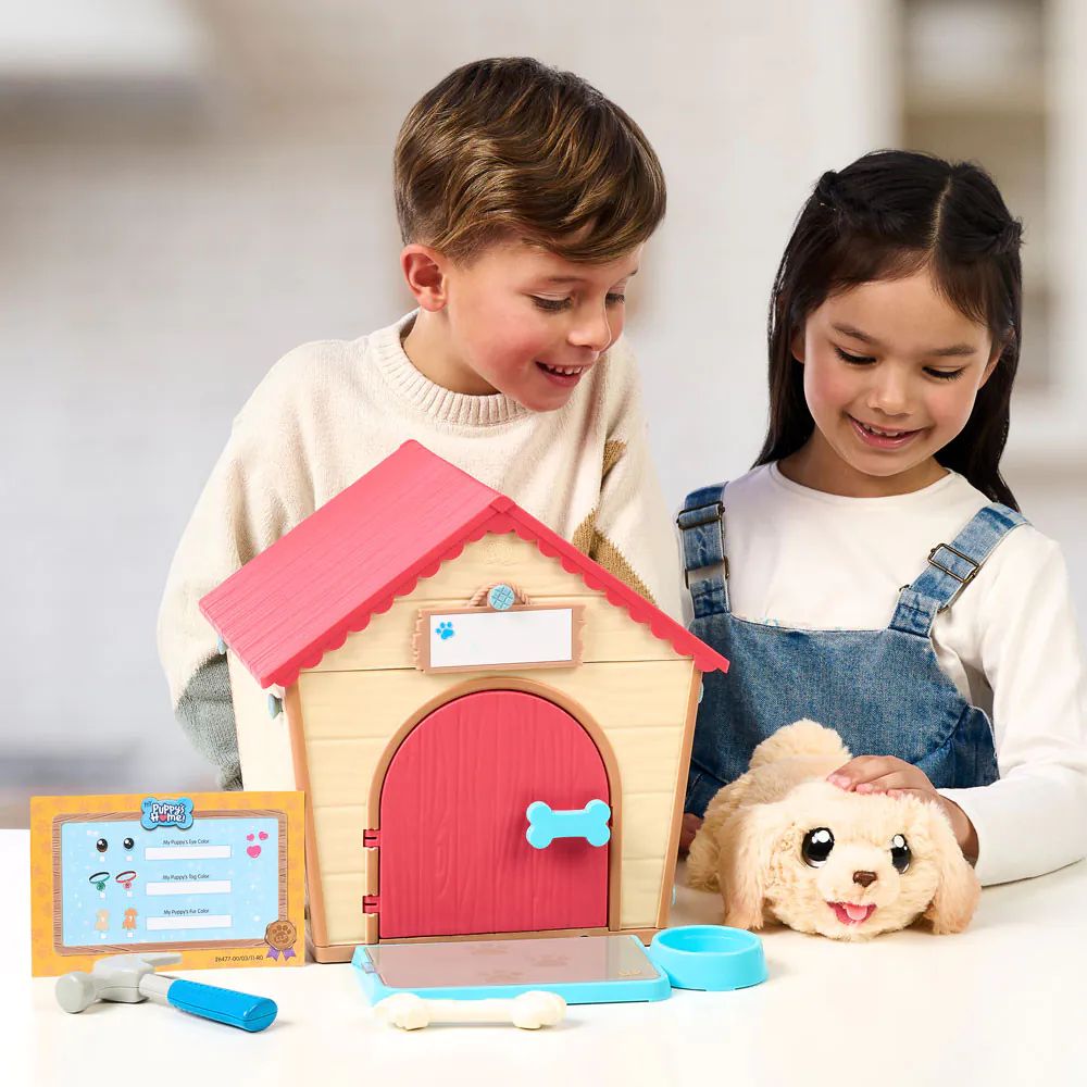 Catelus interactiv cu casuta magica Moose Little Live Pets My Puppy s Home - poza 5