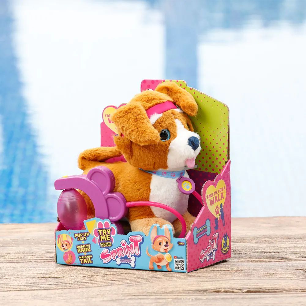 Catelus interactiv cu sunete Sprint Walking Corgi - poza 5