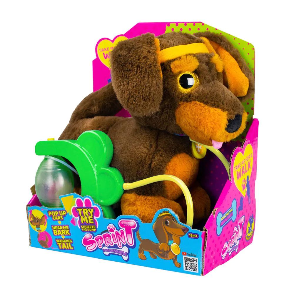 Catelus interactiv cu sunete Sprint Walking Dachshund - poza 1