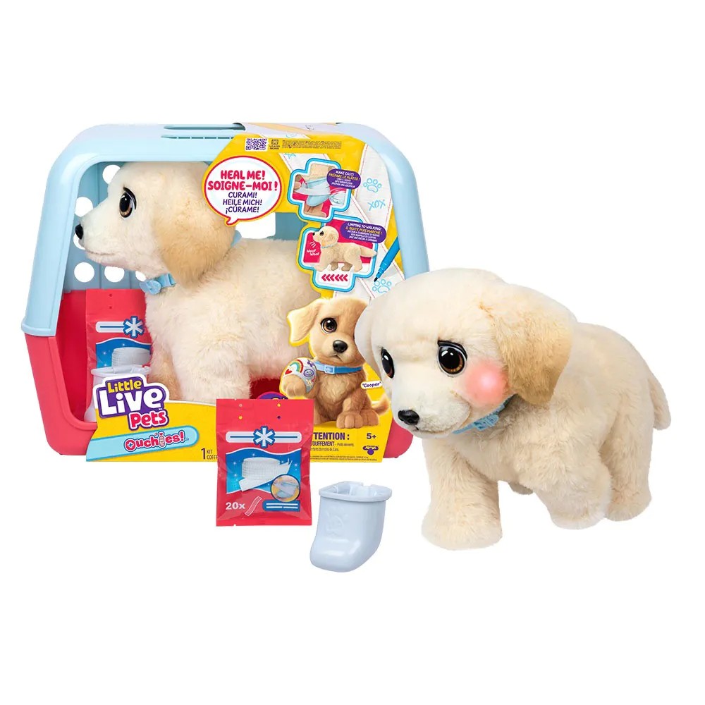 Catelus interactiv Ouchies Little Live Pets cu labuta ranita - poza 4