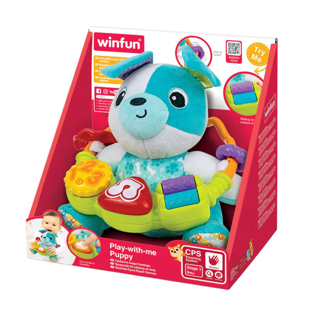 Catelus interactiv Winfun Play With Me - poza 2