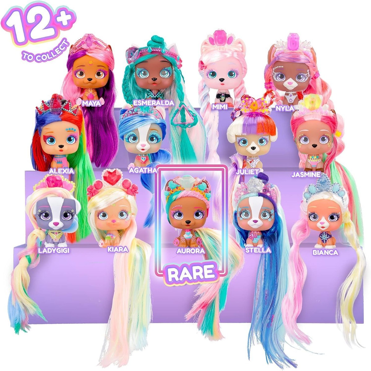 Catelus VIP Pets Glam Gems cu 9 surprize - poza 2