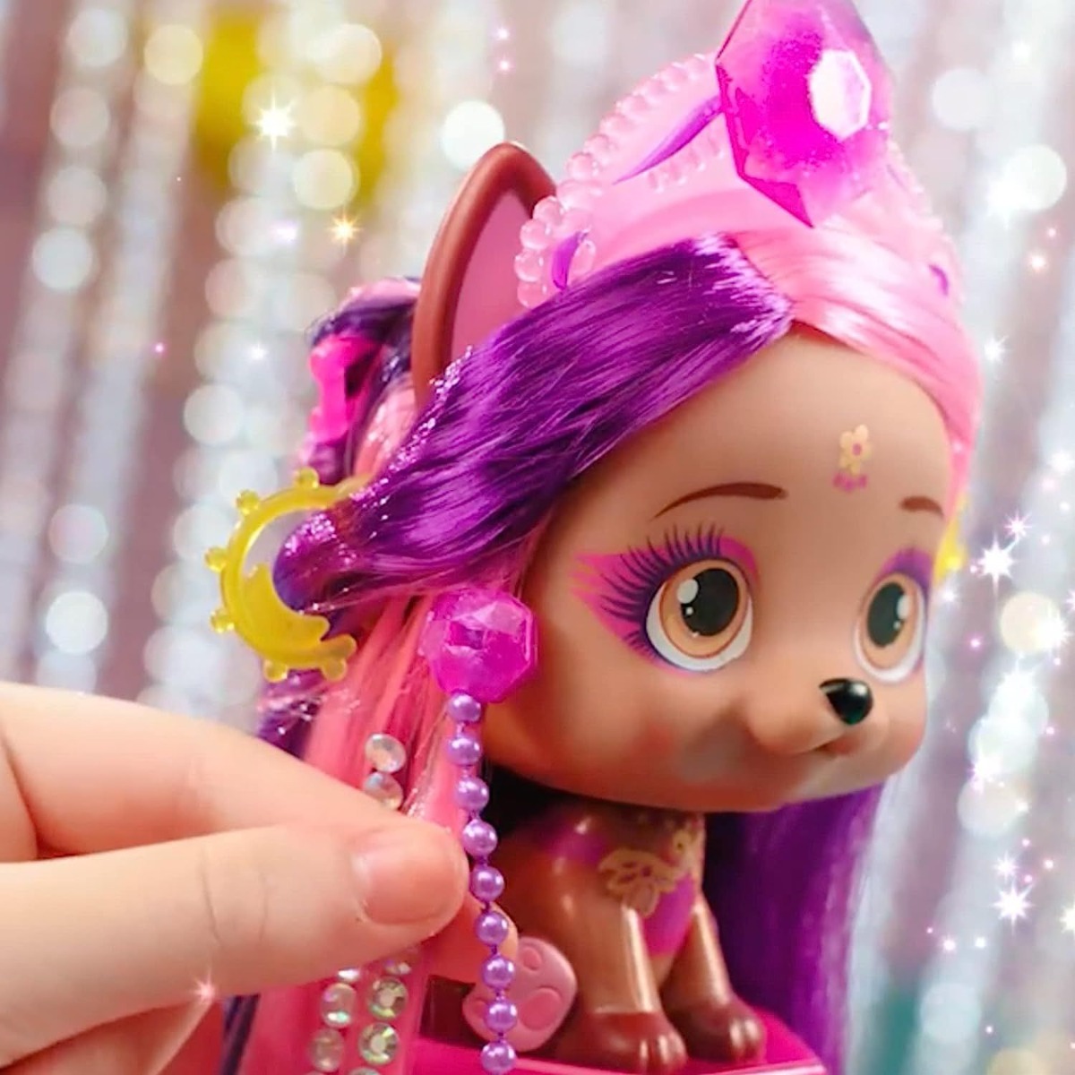 Catelus VIP Pets Glam Gems cu 9 surprize - poza 3