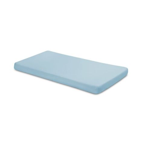 Cearsaf cu elastic din vascoza de bambus Sensillo 140x70 cm Albastru