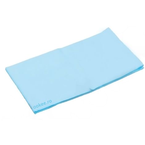 Cearsaf cu elastic pentru saltea 120 x 60 cm – albastru