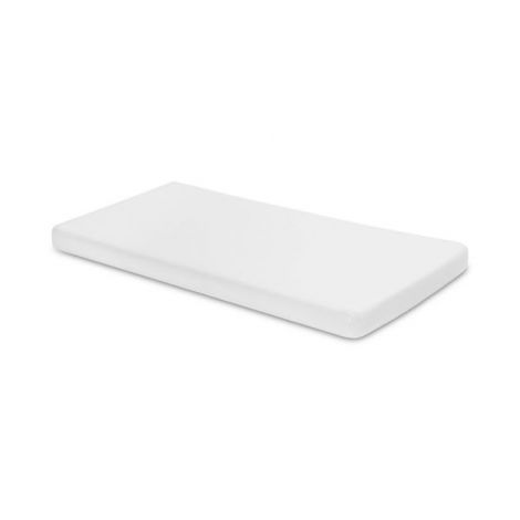 Cearsaf de bumbac jersey cu elastic DELUXE Sensillo 120x60 cm Alb - poza 1