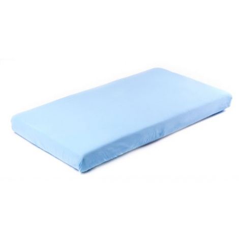 Cearsaf de bumbac jersey cu elastic Sensillo 140x70 cm Albastru - poza 1