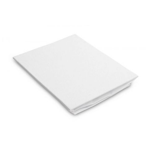 Cearsaf de bumbac jersey cu elastic Sensillo 90x40 cm Alb - poza 2