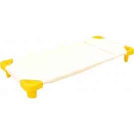 Cearsaf de pat pentru cresa 146 x 65 cm - ocru