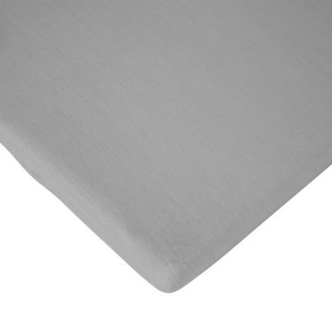 Cearsaf saltea 75x95 cm Childhome, Jerse Gri - poza 1