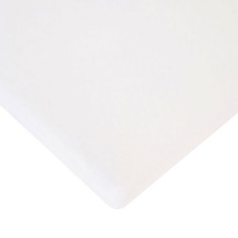 Cearsaf saltea 90x200 cm Childhome, Jerse Alb - poza 1