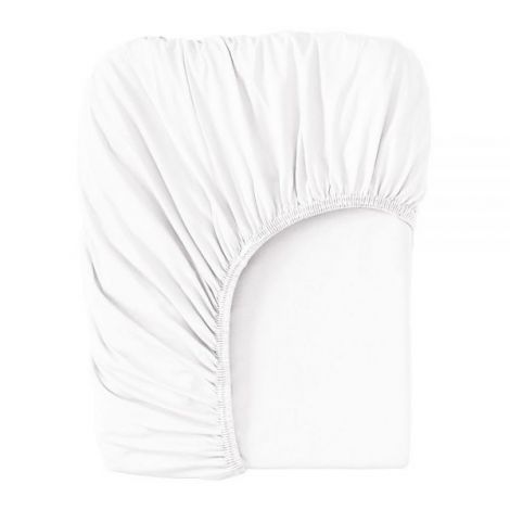Cearsaf saltea 90x200 cm Childhome, Jerse Alb - poza 2