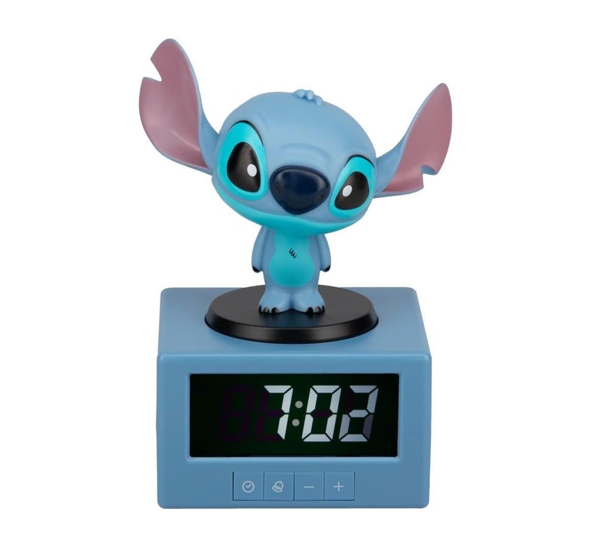 Ceas cu alarma si lampa de veghe Disney Stitch 3D Paladone - poza 1