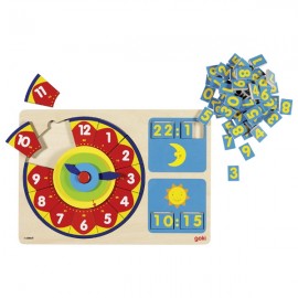 Ceas puzzle Analog Digital - poza 2