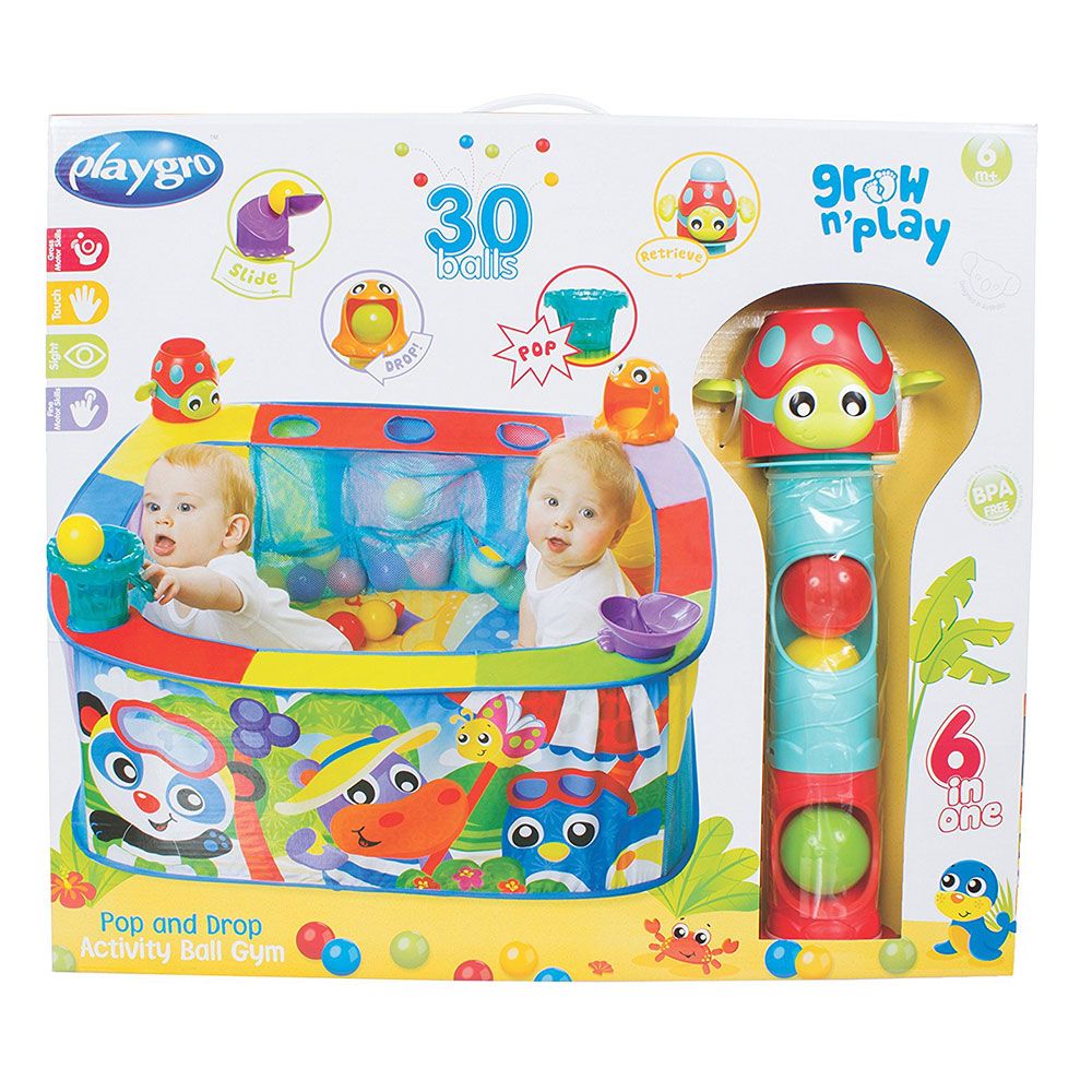 Centru de activitati cu mingi PlayGro Pop and Drop - poza 5