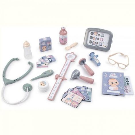 Centru de ingrijire pentru papusi Smoby Baby Care Center albastru cu accesorii - poza 3