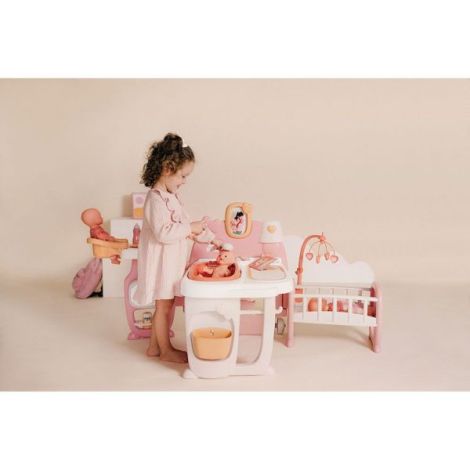Centru de ingrijire pentru papusi Smoby Baby Nurse Large Doll`s Play Center cu 18 accesorii - poza 4