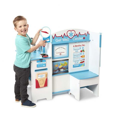 Centru de joaca din lemn La Doctor - Melissa & Doug - poza 3
