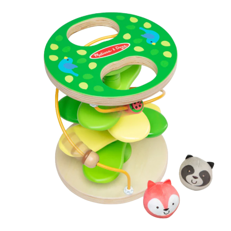 Centru de joaca pentru dezvoltarea motricitatii la bebe si toddler Casuta din copac cu rollercoaster - poza 1
